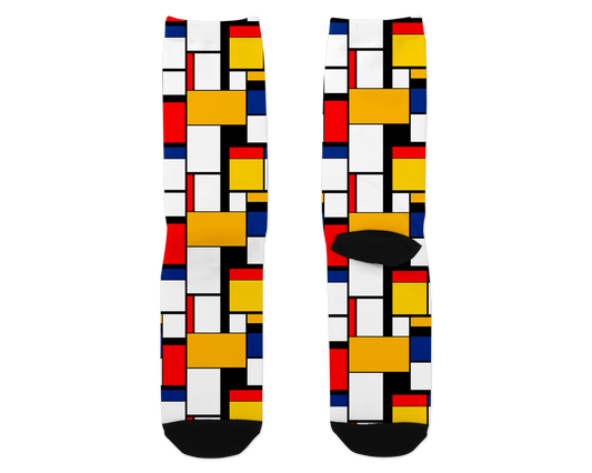 Color Block Dress Socks