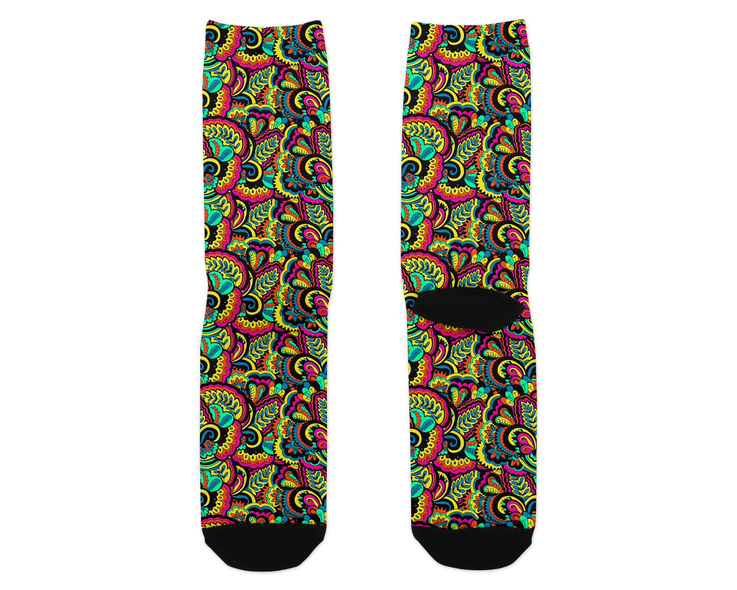 Hot Paisley Dress Socks