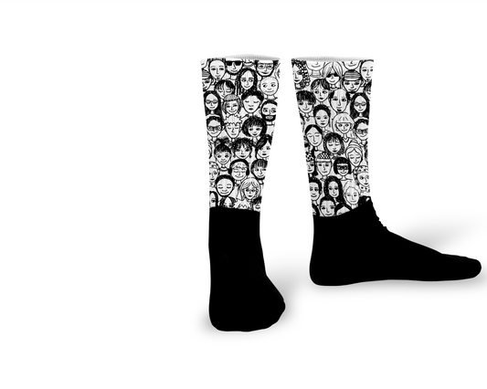 Crowded BW Athletic Socks