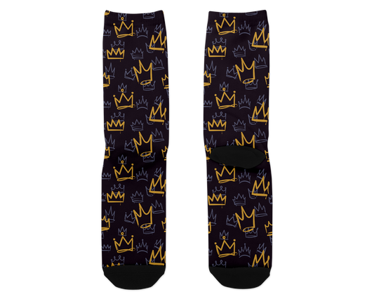 Crowns Dress Socks